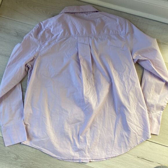 Banana Republic CLASSIC COTTON SHIRT Light Purple s nwt - Picture 10 of 10